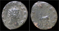 Roman antoninianus Gallienus billon antoninianus goat walking left -
