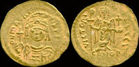 Byzantine solidus Maurice Tiberius AV solidus -