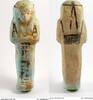 Egypt shabti Egypt TIP 21/22th Dynasty blue faience shabti of Pa-Di-Khonsu. -