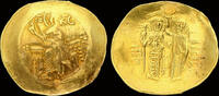 Byzantine hyperpyron Empire of Nicaea John III Ducas Vatatzes gold hyperpyron -