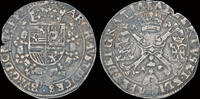 Southern Netherlands 1/4 patagon Southern Netherlands Tournai Albrecht & Isabella 1/4 patagon no date -