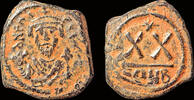 Byzantine AE half follis Phocas AE half follis large XX -
