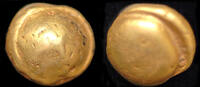 Celtic stater Celtic Gaul Senones AV stater Belgic bullet type, globule à la croix -
