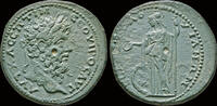 Galatia AE tetrassarion Galatia Tavium Septimius Severus AE tetrassarion- unpublished -