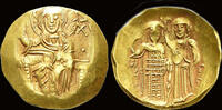 Byzantine hyperpyron Empire of Nicaea John III Ducas Vatatzes gold hyperpyron -