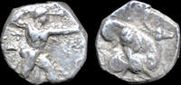 Cyprus stater Cyprus Kition Ballmelek II AR stater -