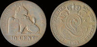 Belgium 10 centimes Belgium Leopold I 10 centiem 1832 -