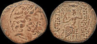 Syria AE25 Syria Seleucis and Pieria Antioch AE25 Zeus Nikephoros seated left -