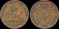 Belgium 10 centimes Belgium Leopold I 10 centiem 1855 -