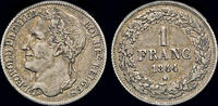 Belgium 1 frank Belgium Leopold I 1 frank 1844 -