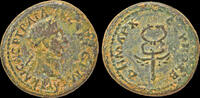 Seleucis and Pieria AE semis Syria Seleucis and Pieria Antioch Trajan AE semis winged caduceus -