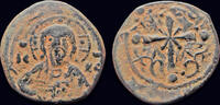 Byzantine follis Anonymous Time of Nicephorus III Botaniates AE follis Latin cross -