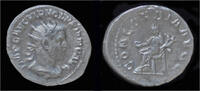 Roman antoninianus Volusian AR antoninianus Concordia seated left. -