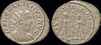 Roman antoninianus Gallienus billon antoninianus Victory facing Gallienus -