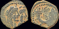 Nabataea AE17 Nabataea Rabbell II and Gamilat AE17 -