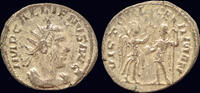 Roman antoninianus Gallienus AR antoninianus Victory facing Gallienus -