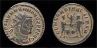 Roman antoninianus Maximian billon antoninianus emperor standing right -