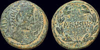 Uncertain Asian mint AE24 Augustus, Uncertain Asian mint, AE24 legend within laurel wreath -