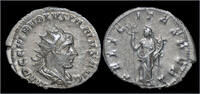 Roman antoninianus Volusian AR antoninianus Felicitas standing left -