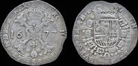 Brabant patagon Southern Netherlands Brabant Karel II patagon 1677 -
