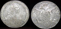 Russia touble Russia Catherine II AR rouble 1774 -