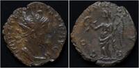 Roman antoninianus Tetricus I billon antoninianus Victory advancing left