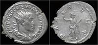 Roman antoninianus Volusian AR antoninianus Pax standing left.