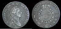 Sweden riksdaler Sweden Gustaf III riksdaler 1776 OL -