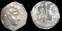Paeonia tetradrachm Paeonia Patraos AR tetradrachm -