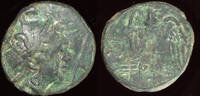 Macedonian Kingdom AE18 Macedonian Kingdom Perseus AE18 eagle on thunderbolt -