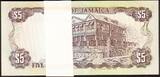 Jamaica PACK of 100 Consecutive 5 Dollars 1991 Pick-70d ORIGINAL UNC