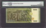 Syria 1000 Pounds 2013 LOW Serial 0000010 Pick-116a GEM UNC PMG 66 EPQ