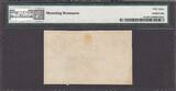 Cuba One Peso 1869 Pick-55r Remainder - Without Date & Signature AUNC PMG 53 NET