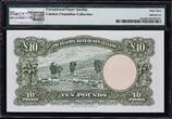 New Zealand 10 Pounds (1956-60) Serial 6F 941457 Pick-116c CH UNC PMG 63 EPQ