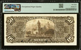 Mexico 50 Pesos ND (1885-1913) SPECIMEN M301s Pick-S260s2 About UNC PMG 58 EPQ