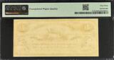 Argentina One Peso Bolivianos # 77066 Remainder 1869 P-S1782r CH UNC PMG 63 EPQ