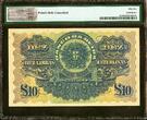 Mozambique 10 Libras 1921 Pick-R12 About UNC PMG 55