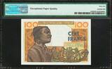 West African States, BENIN 100 Francs ND (1961-65) Pick-201Bf GEM UNC PMG 66 EPQ