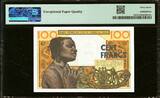 West African States 100 Francs ND (1959) Pick-2b SUPERB GEM UNC PMG 67 EPQ