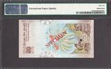 Ceylon, Sri Lanka 20 Rupees SPECIMEN ND (1979) Pick-86s GEM UNC PMG 66 EPQ