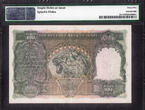 100 Rupees 1943 British India  ND CALCUTTA Holy # 786059 P-20e Extra Fine PMG 45