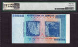 2008 Zimbabwe 100 Trillion MASSIVE SERIAL SHIFTED ERROR Pick-91 CH UNC PMG 63