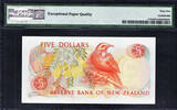 5 Dollars New Zealand  QEII 1985-89 S.T Russell Pick-171b GEM UNC PMG 65 EPQ