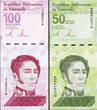 Venezuela 5 Pcs 5, 10, 20, 50, 100 DIGITALES Bolivares 2021 UNC