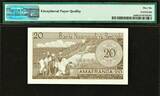 20 Francs 15.3.1969 Rwanda  Pick-6a GEM UNC PMG 66 EPQ
