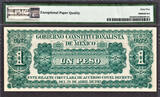 Peso 1913 Mexico Revolutionary Gobierno One  Serie A Pick-S626 GEM UNC PMG 65 EPQ
