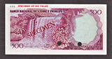 500 Dobras 1977 Saint Thomas and Prince  SPECIMEN Pick-54s UNC