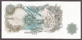 UK (Great Britain) Pound 1962-66 England One  QEII ND J.Q Hollom Pick-374c Crisp AU/UNC
