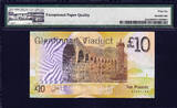 UK (Great Britain) 10 Pounds 2007 Scotland  LOW Serial 000019 Pick-125a GEM UNC PMG 66 EPQ