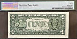 USA One Dollar 2013 Federal Reserve  Lucky Near SOLID # 88888811 GEM UNC PMG 66 EPQ